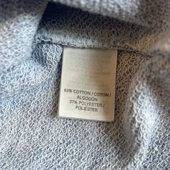 Victoria’s Secret Blue Jersey Romper Shorts Athleisure Space Dye Drawstring - Picture 7 of 7